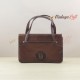 Elena Mini Borsello Marrone & Montatura occhiali tonda vintage